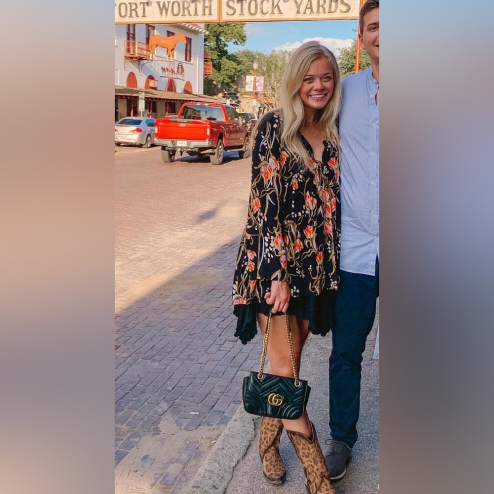 Free People Floral Mini Dress